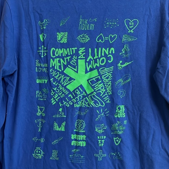 Nike Tee Long Sleeve Empower Disability Culture Small - Picture 4 of 9